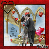 Valentin love - GIF animate gratis
