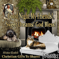 Good Night My Friends! - GIF animé gratuit