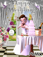 Happy Wedding animirani GIF