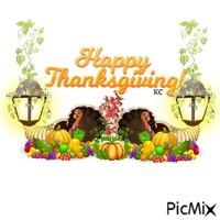 Thanksgiving animirani GIF