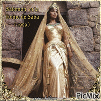 Gina Lollobrigida dans Solomon & Sheba animovaný GIF