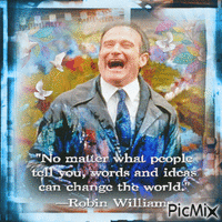 Robin Williams - GIF animado grátis