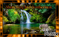 Munching Indricotherium - Darmowy animowany GIF