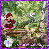 Springing caracal - Ingyenes animált GIF