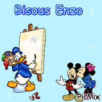 Bisous Enzo - Gratis animerad GIF