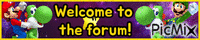 Welcome to the forum 2 GIF animata
