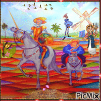 Don Quixote . GIF animé