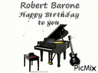 Robert Barone Happy Birthday to You animovaný GIF