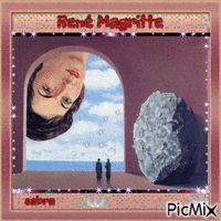 RENÉ MAGRITTE - 無料のアニメーション GIF