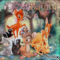 Bambi - Gratis geanimeerde GIF