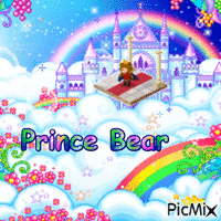 prince bear - GIF animé gratuit