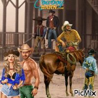 Cowboy GIF animata