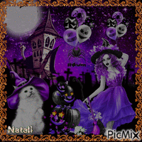 happy Halloween -👿 💥 ⚡ 👻Tons violets