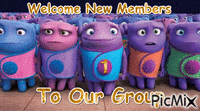 New Members - Gratis geanimeerde GIF