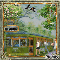 ~The Bus Stop~ Animiertes GIF