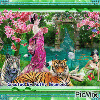 Oriental Fantasy - GIF animé gratuit
