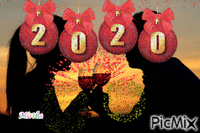 Feliz Año Nuevo - GIF animé gratuit