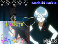Kuchiki Rukia animirani GIF
