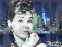 Audrey - GIF animado grátis