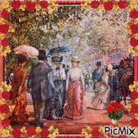 PARIS 1900 geanimeerde GIF