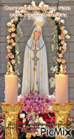 Compartilha quem reza para Nossa Senhora. GIF animasi