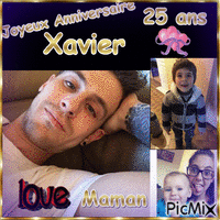 Xavier 25 ans - Бесплатный анимированный гифка