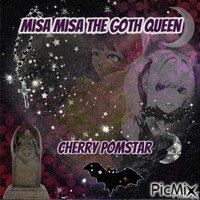 mismisa goth queen edit title - GIF animasi gratis