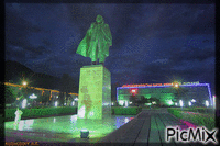 Памятник - GIF animado grátis