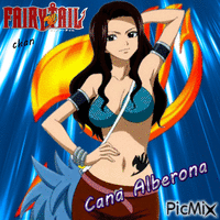 Fairy Tail - Cana Alberona GIF แบบเคลื่อนไหว