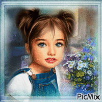 Junges Mädchenporträt
