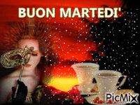 BUON MARTEDI' - GIF animado gratis