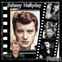 Johnny Hallyday - Ilmainen animoitu GIF