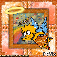 (Lisa Simpson is an Angel) Animated GIF