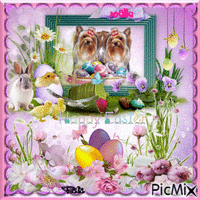Happy easter Joëlle 动画 GIF