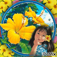 Yellow Flowers-RM-20-23 - GIF animé gratuit