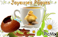 Joyeuses Pâques - Darmowy animowany GIF