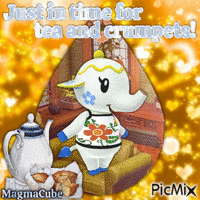 Just in time for tea and crumpets! - GIF animé gratuit