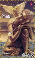 bouddha zen animasyonlu GIF