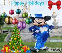 Happy Holidays animovaný GIF