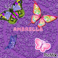 Papillon d'ambrella - GIF animate gratis