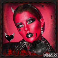 She Devil in love - GIF animé gratuit