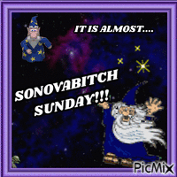 SONOVABITCH SUNDAY!! animovaný GIF