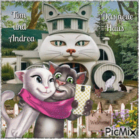 Talking Tom und Andrea - Free animated GIF