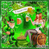 Saint Patrick - Бесплатный анимированный гифка