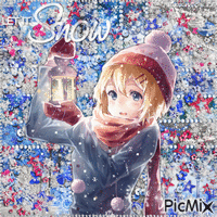 Let it Snow - GIF animado gratis