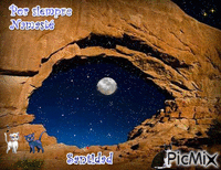 La Luna - Бесплатный анимированный гифка