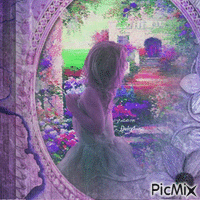 sognando un giardino GIF animata
