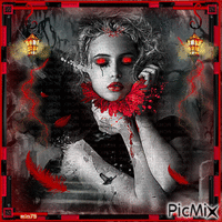 Gothic witch concours - Δωρεάν κινούμενο GIF