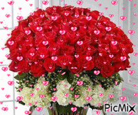 Flor de Amor - GIF animado gratis