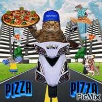 Tutti pazzi per la pizza animasyonlu GIF